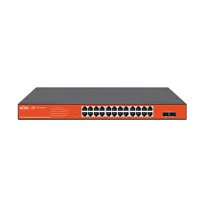 картинка Wi-Tek WI-PCES326GF Коммутатор 24-портовый PoE, управление через Wi-Tek Cloud от компании Intant